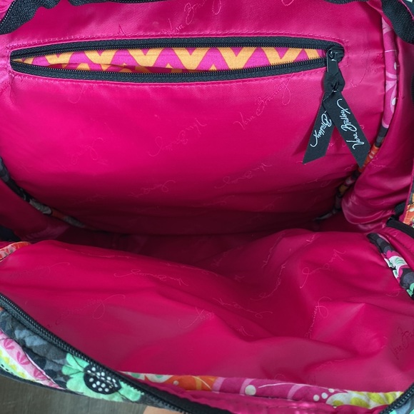 Rarely used Vera Bradley book bag! Perfect for school. Fits a laptop! - Picture 4 of 5